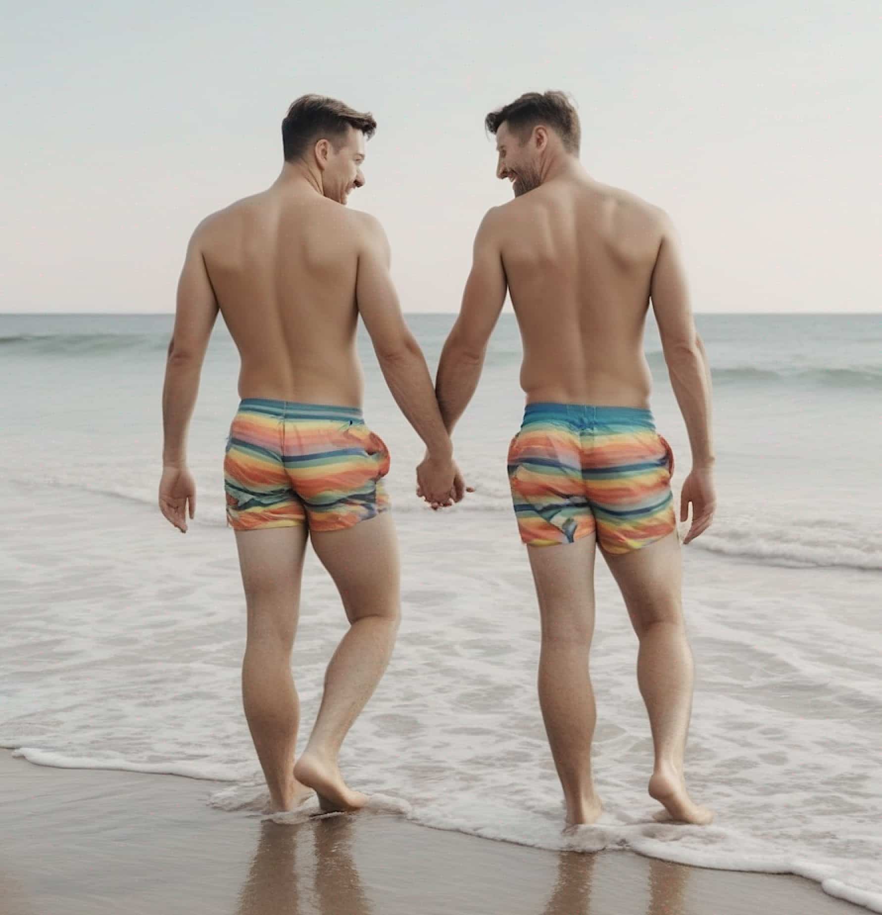 2 gays beach